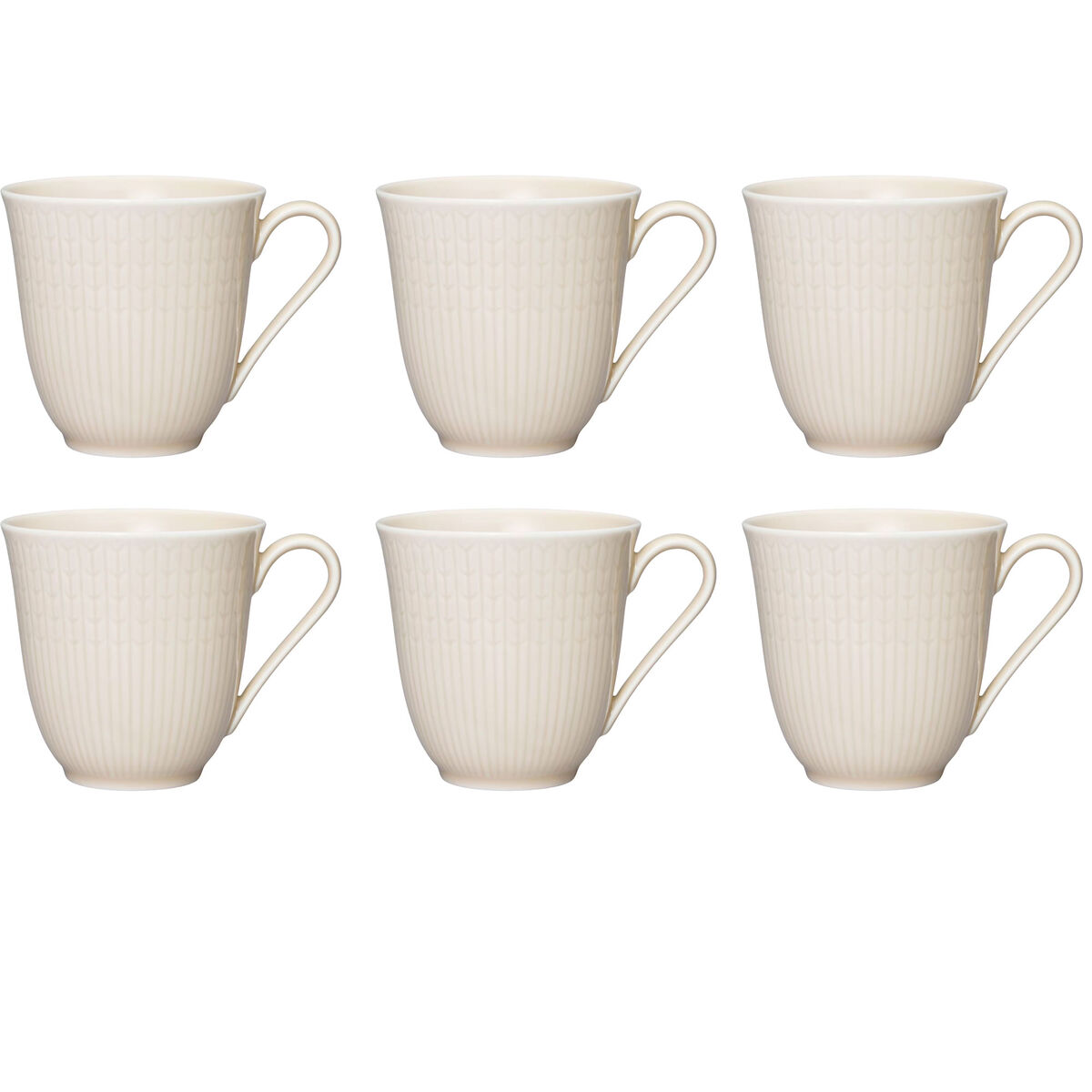 Rörstrand Swedish Grace Mugg Havre 30 cl 6-pack