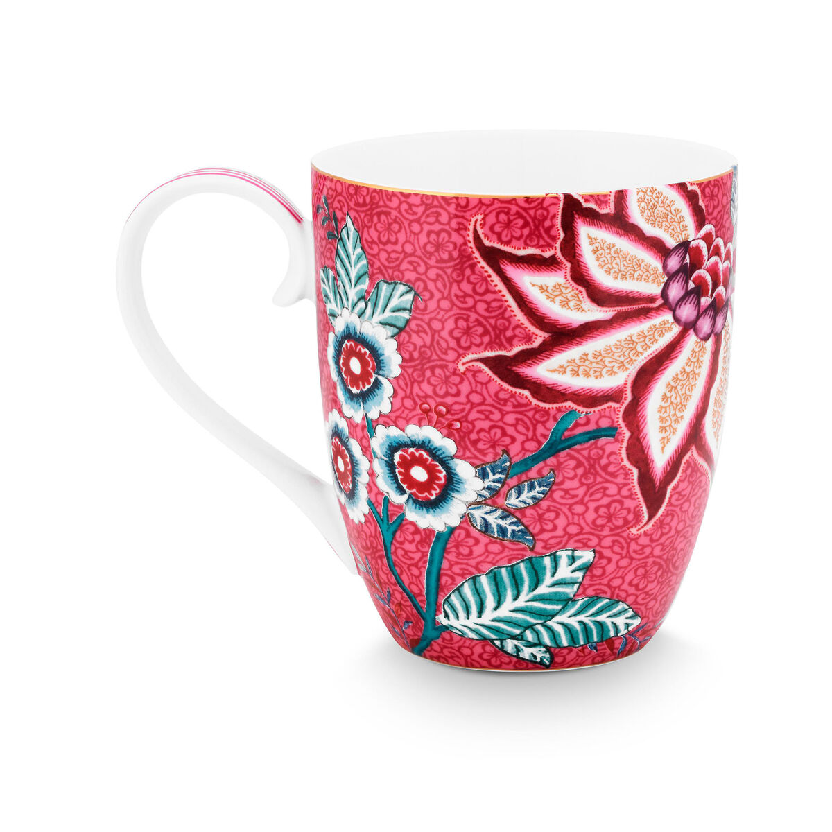 PIP Studio Flower Festival krus 45 cl, rosa