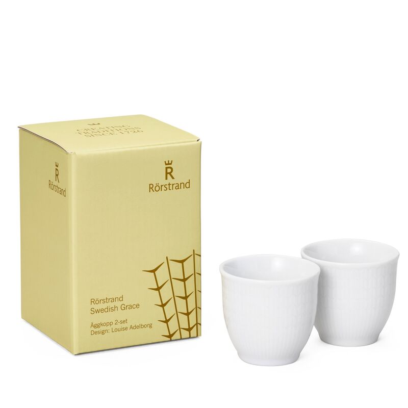 Swedish Grace æggebæger, sne, 2 stk.
