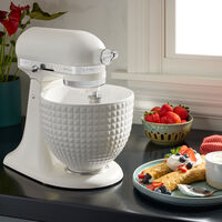 KitchenAid Artisan KSM156CXEPL køkkenassistent 4,7 liter, white on white