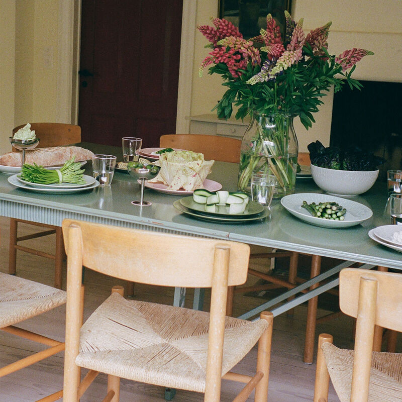 Confetti desserttallerken 21 cm, vanilla