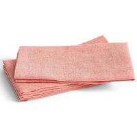 Tavolo bordbrikke/serviett 4-pakning, soft coral