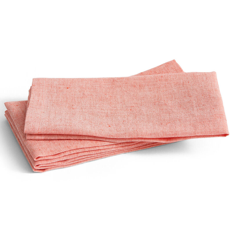 Tavolo serviet/dækkeserviet 4-pak, soft coral