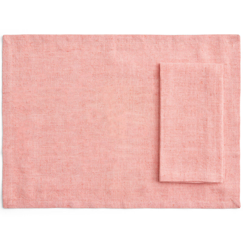 Tavolo serviet/dækkeserviet 4-pak, soft coral