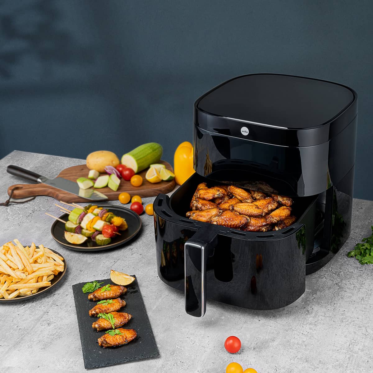 Dual Heating airfryer, 6 litraa
