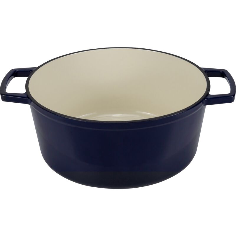 Støbejernsgryde 5 liter, blå