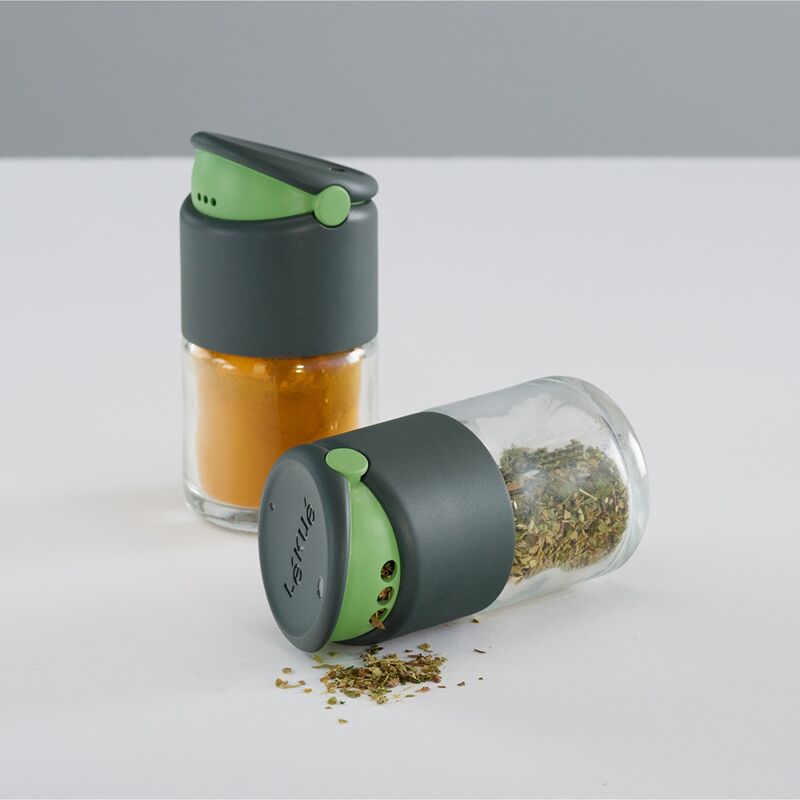 Kryddbehållare med doseringslock Set 4 st