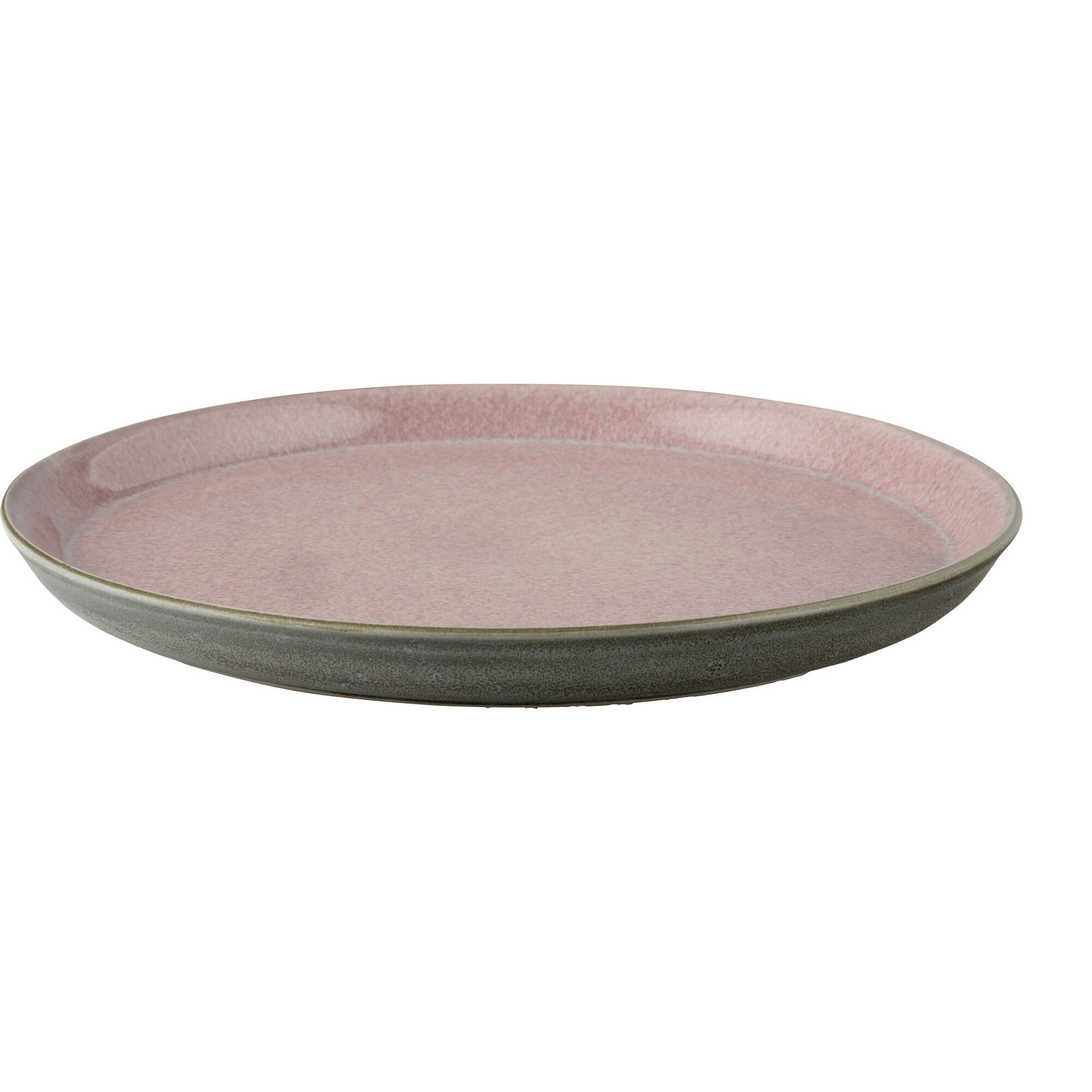 Tallerken Gastro 27 cm grå/rosa Bit