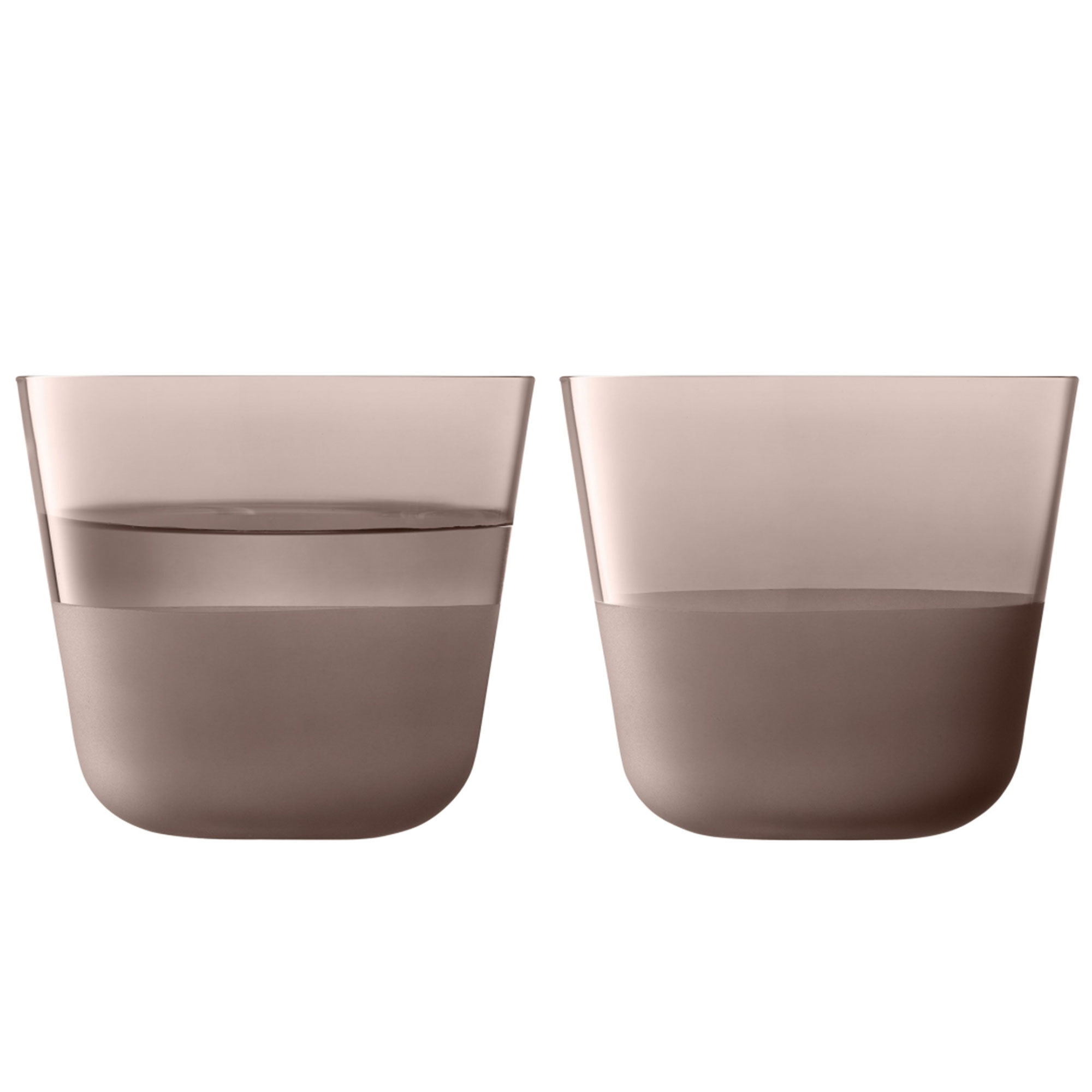 LSA Arc Contrast Earth dricksglas, 2-pack