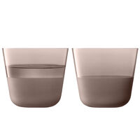 LSA Arc Contrast Earth drikkeglass, 2-pakning