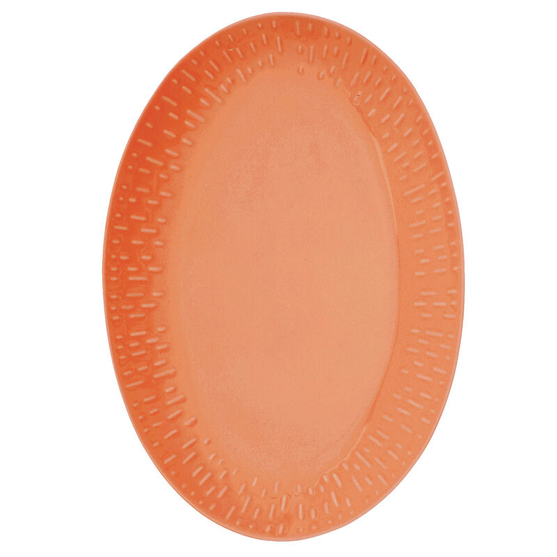 Aida Confetti Apricot Ovaali Vati 36x25,5 cm.