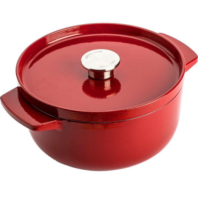 Støbejernsgryde 22 cm/3,3 liter, empire red