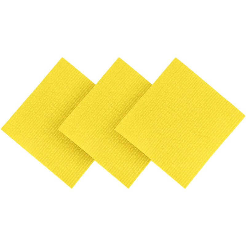 Tiskirätti 3-pakkaus, keltainen