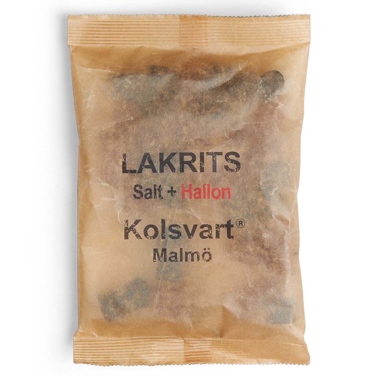 Salt + hindbær-lakrids, 120 g