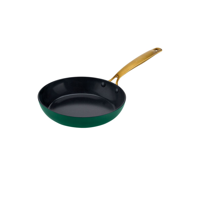 Combekk Stegapande- og kasserollesæt 10 dele, grøn