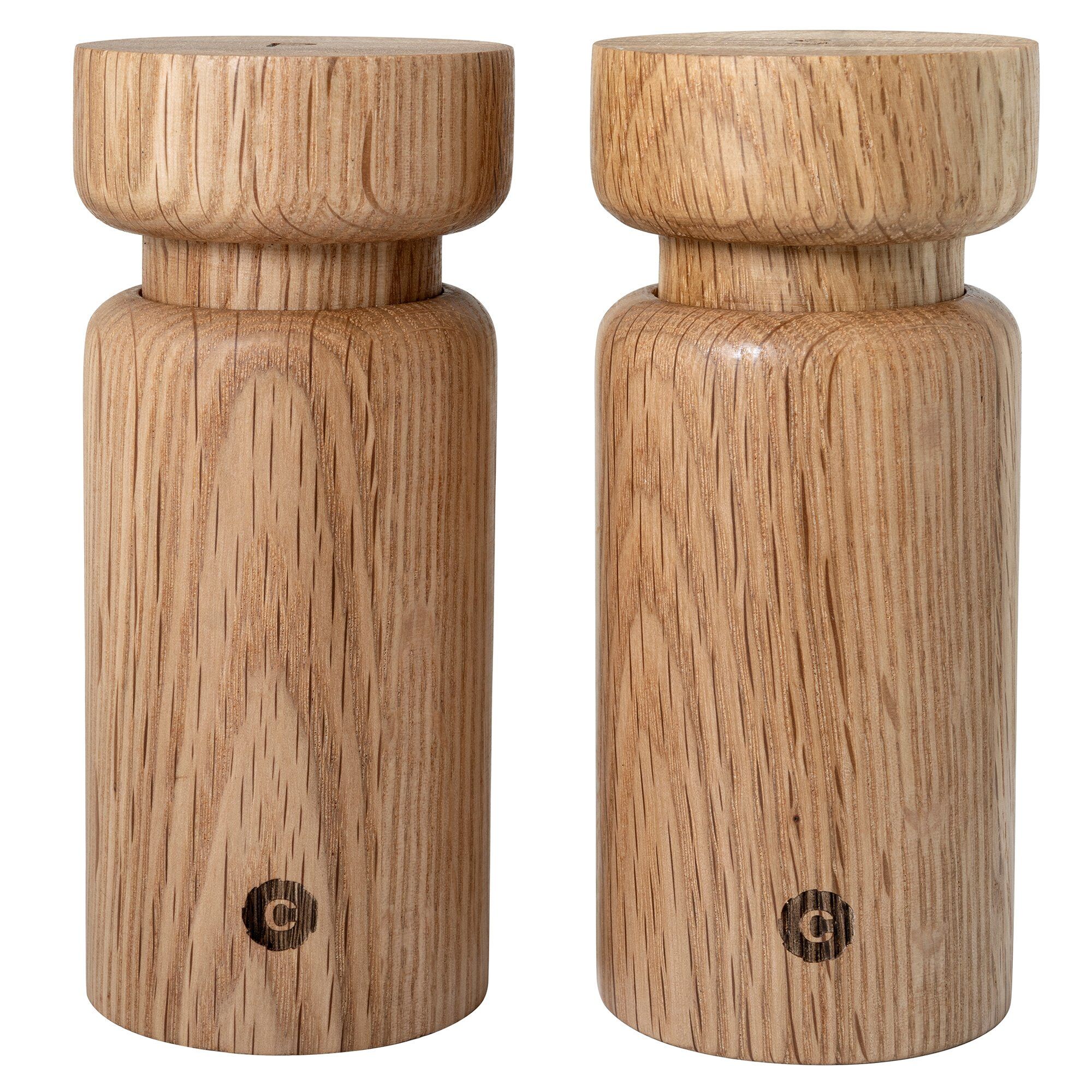 Helsinki salt- og pepperkvern, 12 cm, eik
