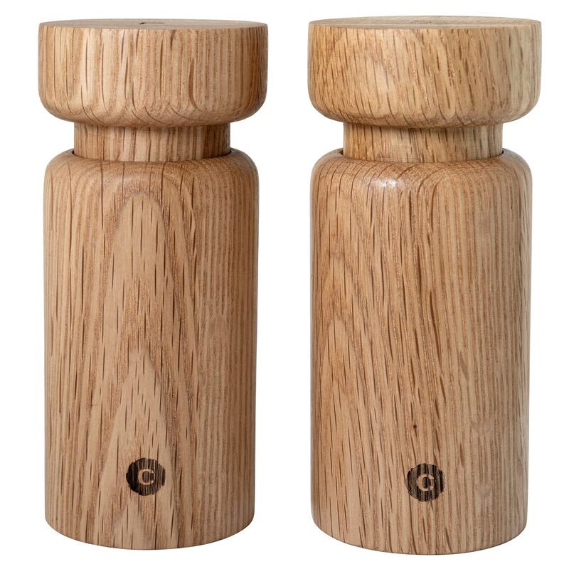 Helsinki salt- och pepparkvarn, 12 cm, ek