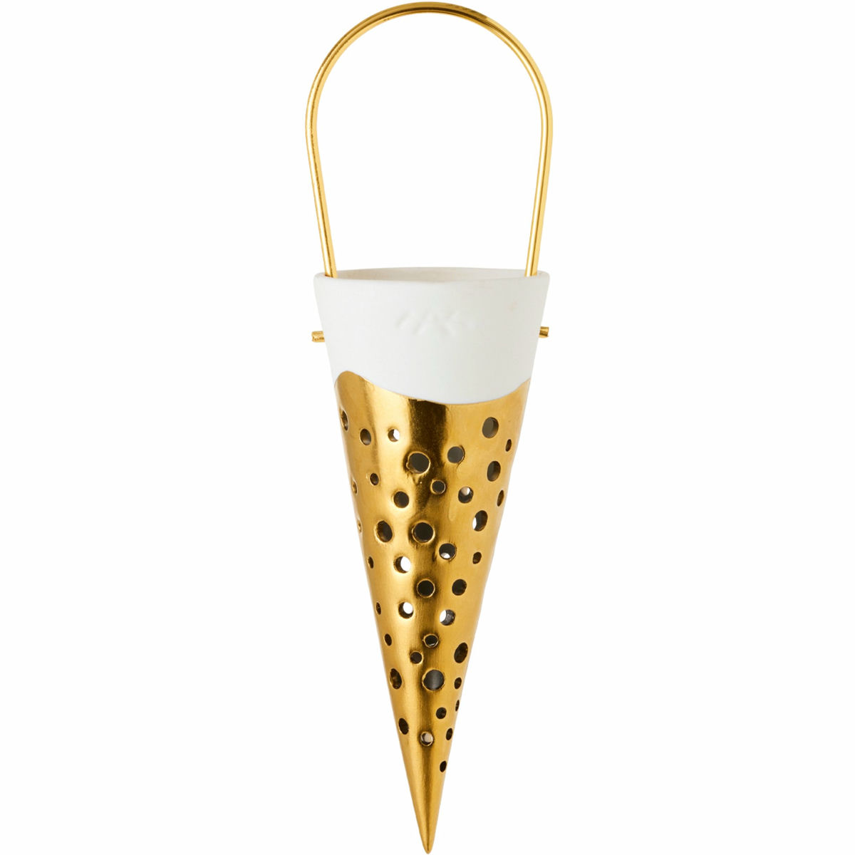 Nobili kræmmerhus, large, Ø 4,5 cm, guld