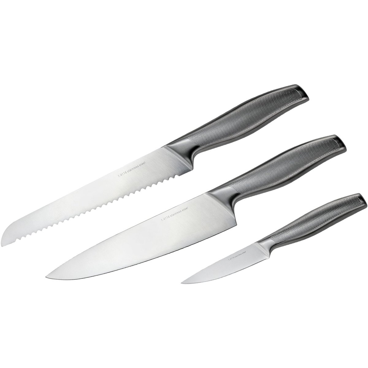 Knivsett 3 deler, 1.4116 stål