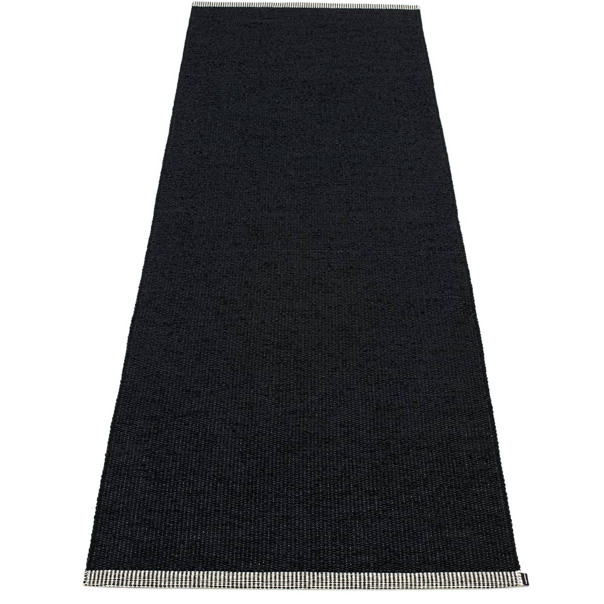 Gulvteppe Mono, 85 x 260 cm, black