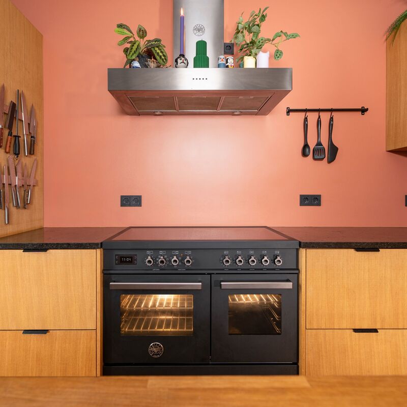 PRO105I2ECAT Professional induktionskomfur med dobbeltovn, 100 cm, sort