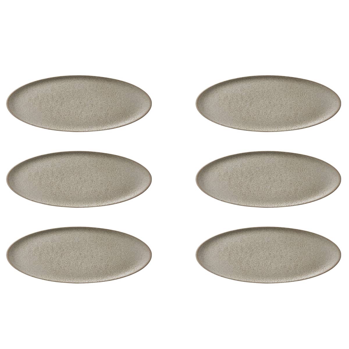 RAW desserttallerken 6 stk, sandy beige