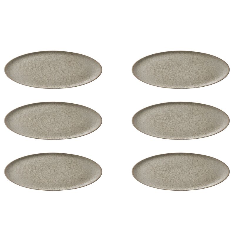 RAW desserttallerken 6 stk, sandy beige