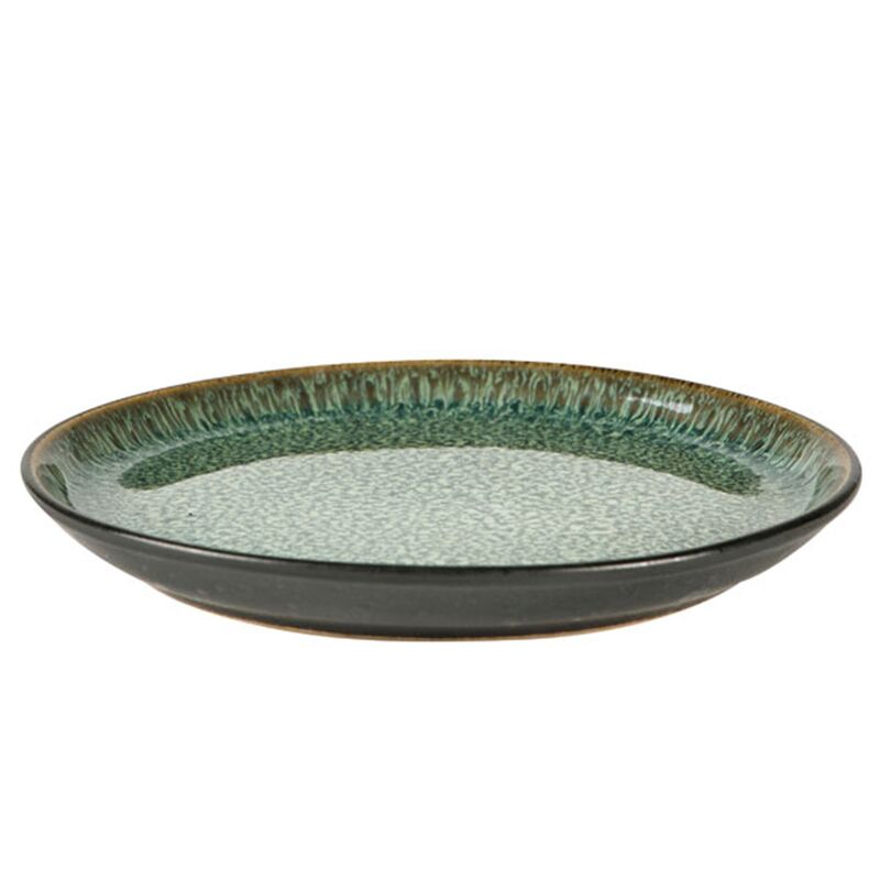 Gastro tallerken 17 cm, grønn/svart