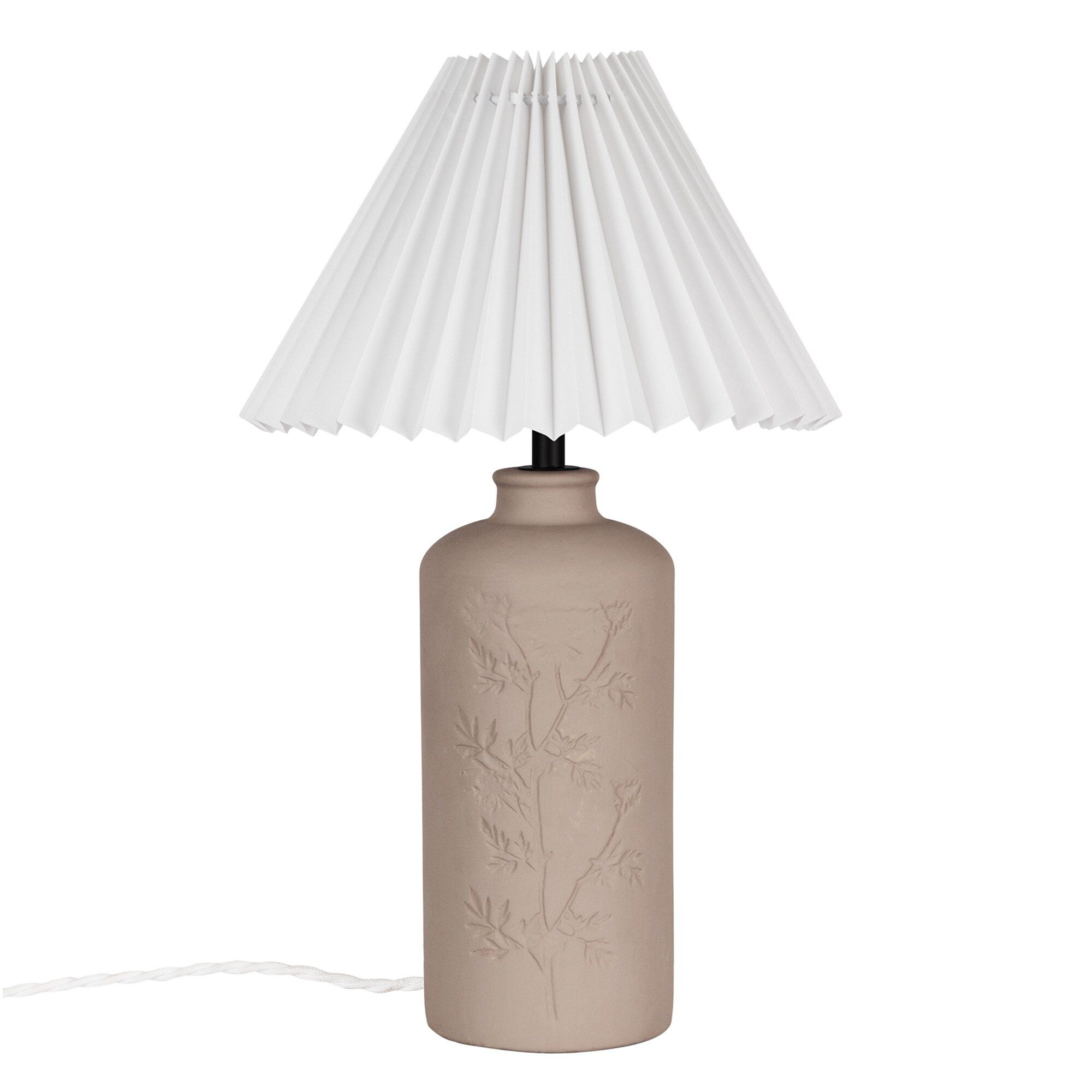 Flora Mud bordlampe, 39 cm