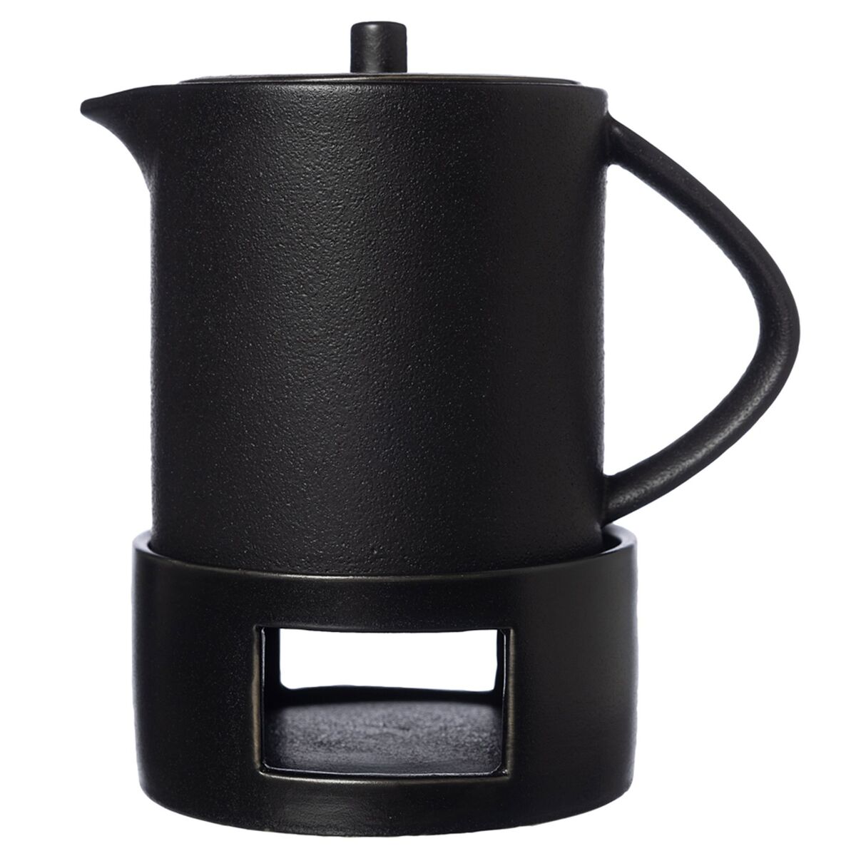 Gløggkande med varmer 90 cl, sort