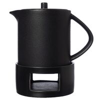 Gløggkande med varmer 90 cl, sort