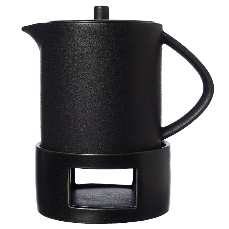 Glöggkanna med värmare 90 cl, svart