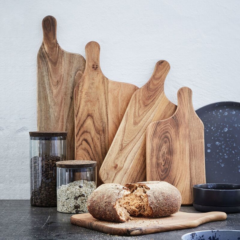 RAW Skjærebrett Teak 32x15x1,5 cm