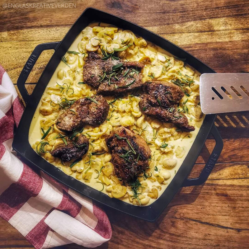 Pure Grill Kvadratisk Grillpande 33 cm Sort