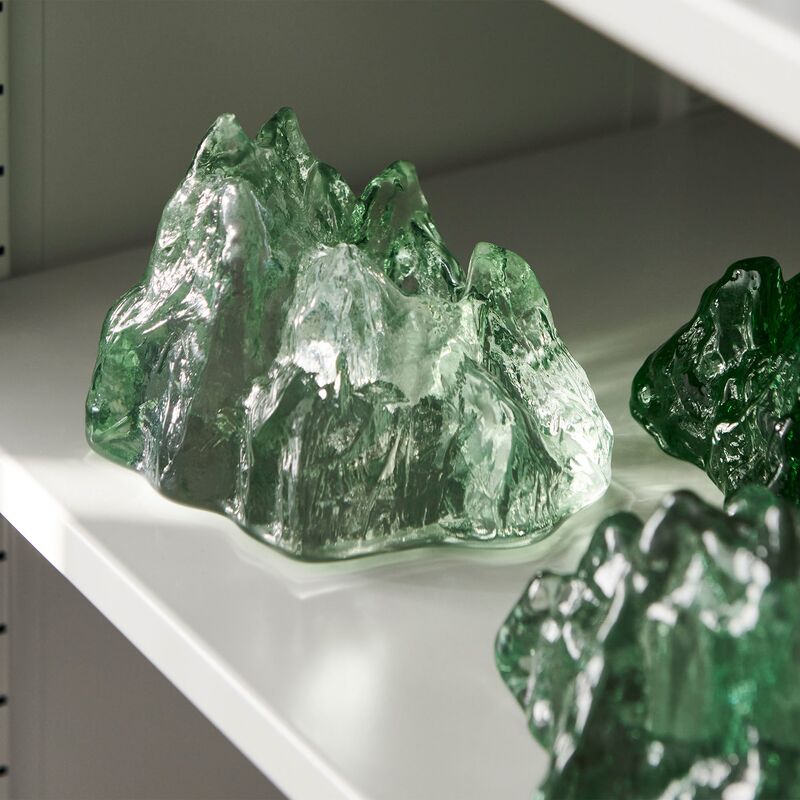 The Rock telysholder 9,1 cm, grønn