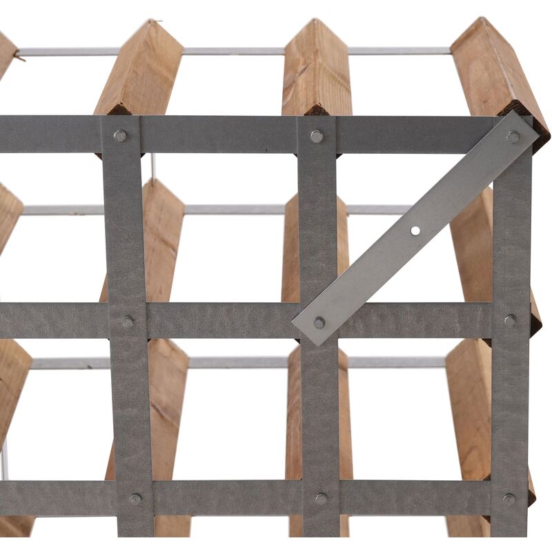 Vinreol Saml-Selv Lys Eg 42 flasker 