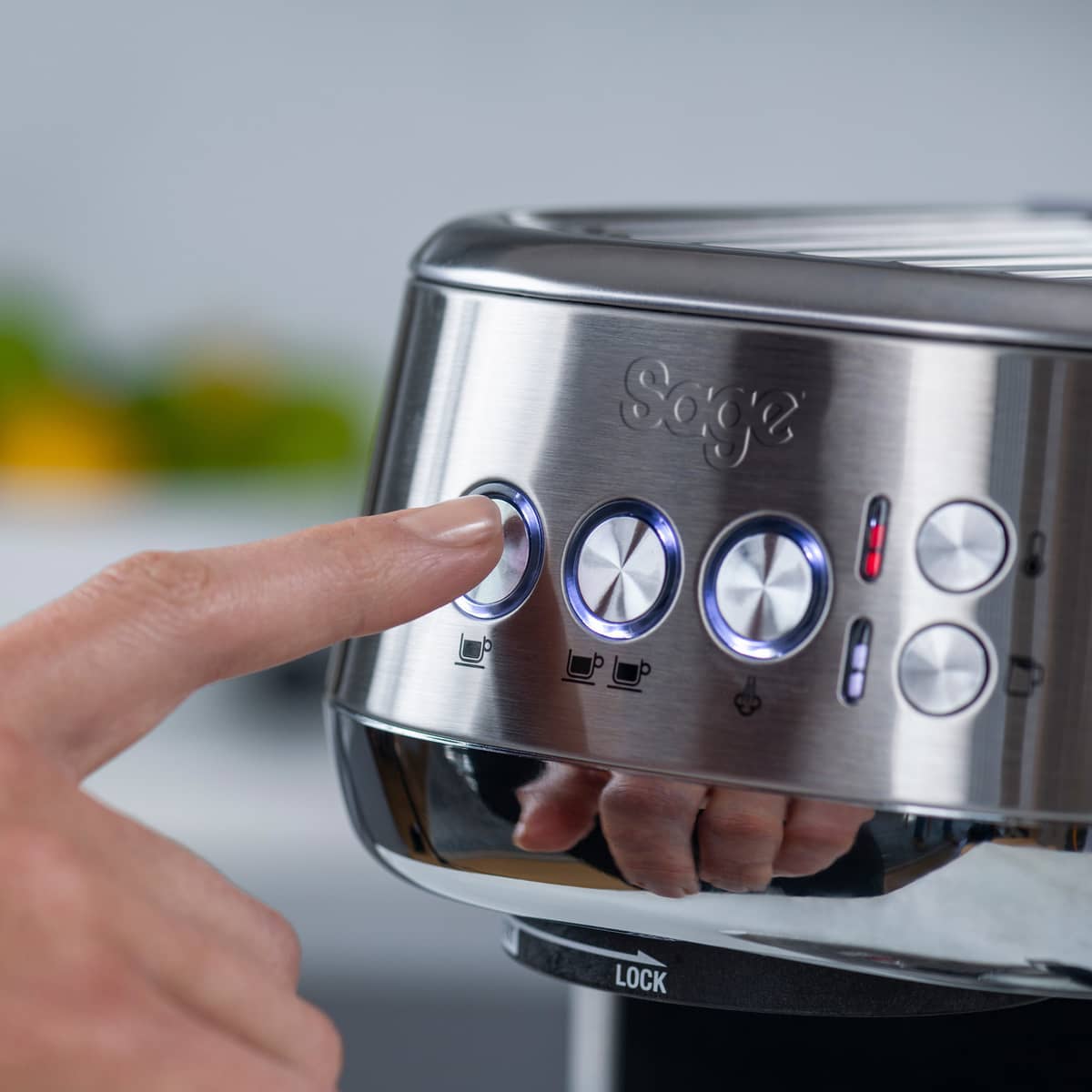 SES500SST The Bambino Plus espressomaskine, rustfrit stål