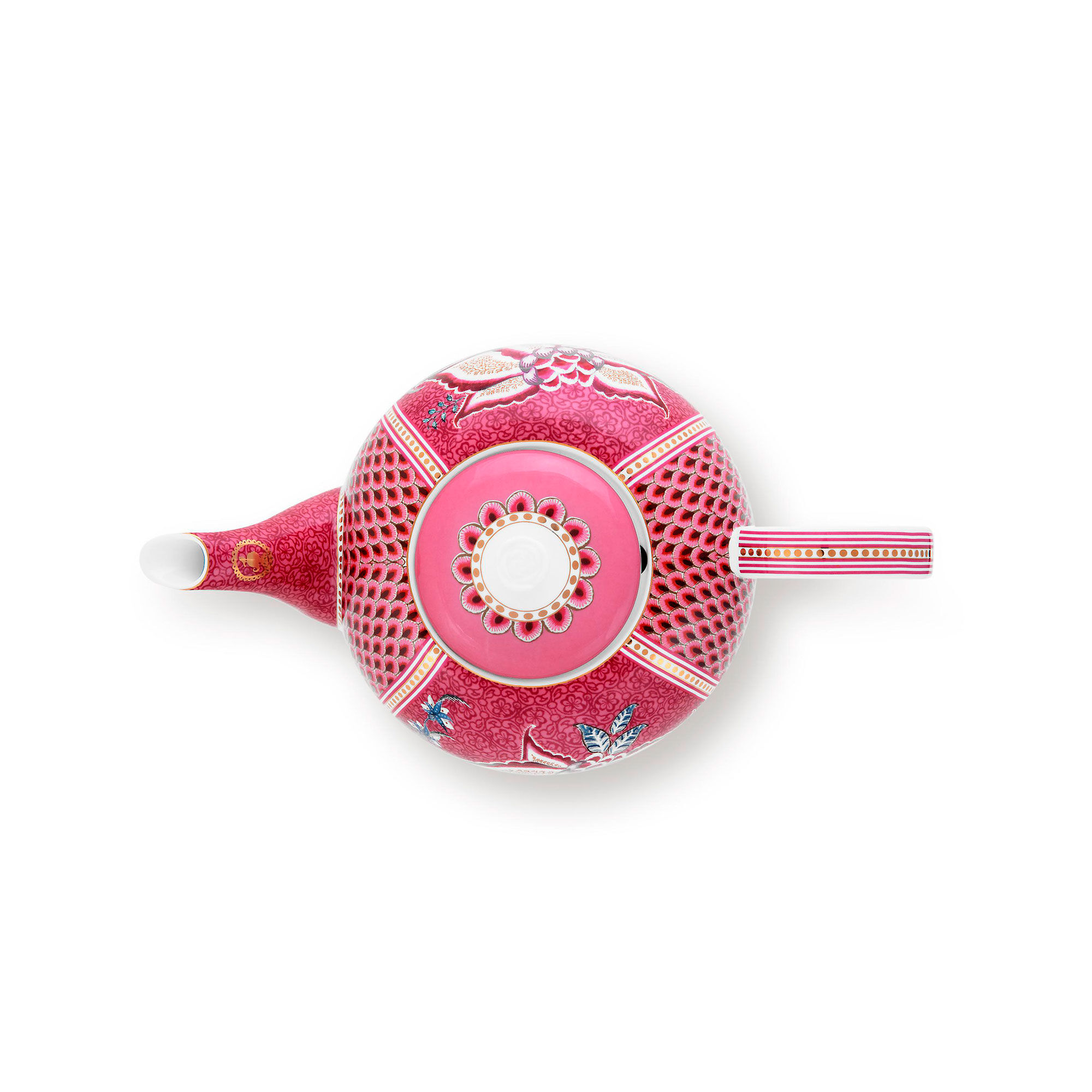 PIP Studio Flower Festival teekannu 1,6 litraa, vaaleanpunainen