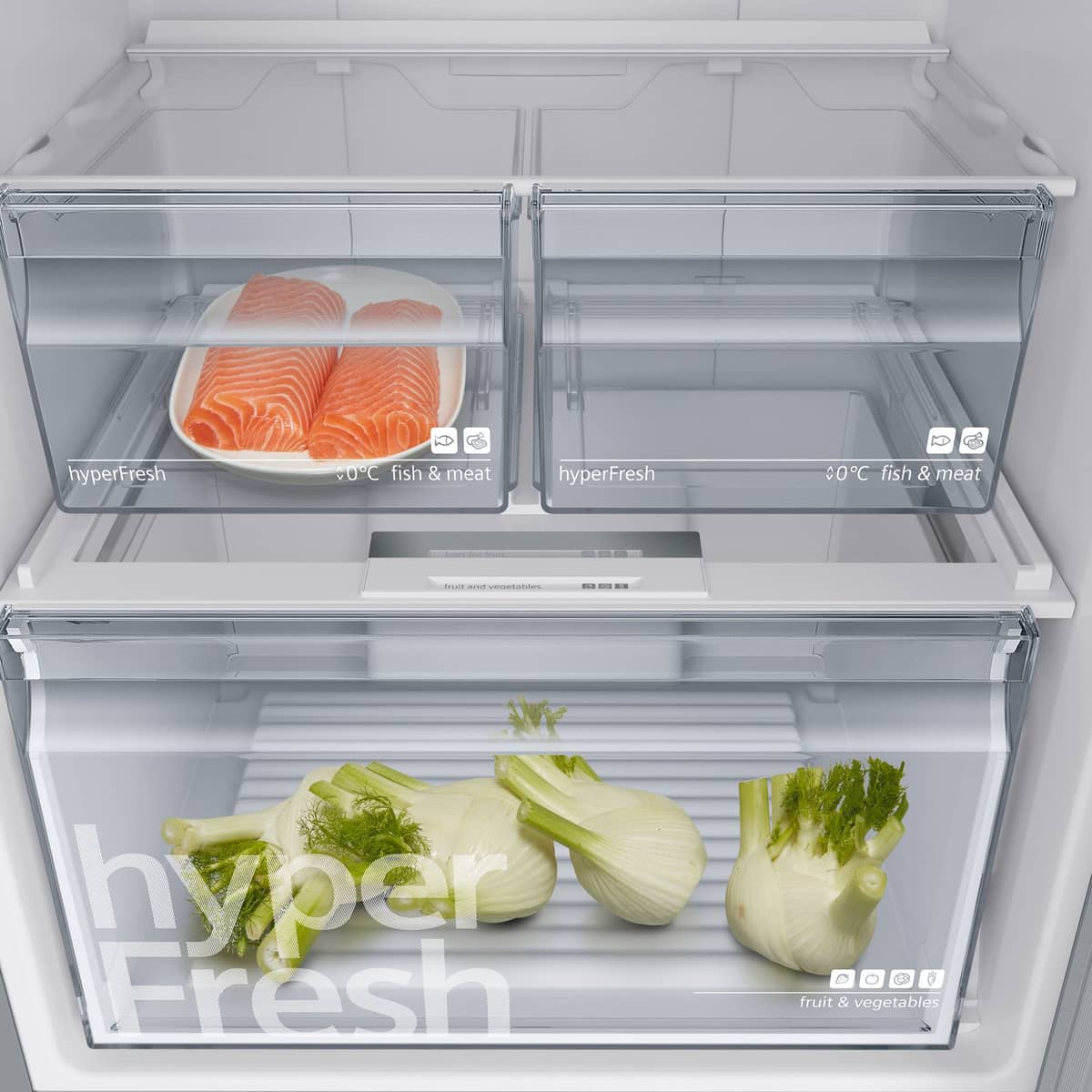 KG49NXIEP iQ300 Inox-Easyclean jääkaappipakastin