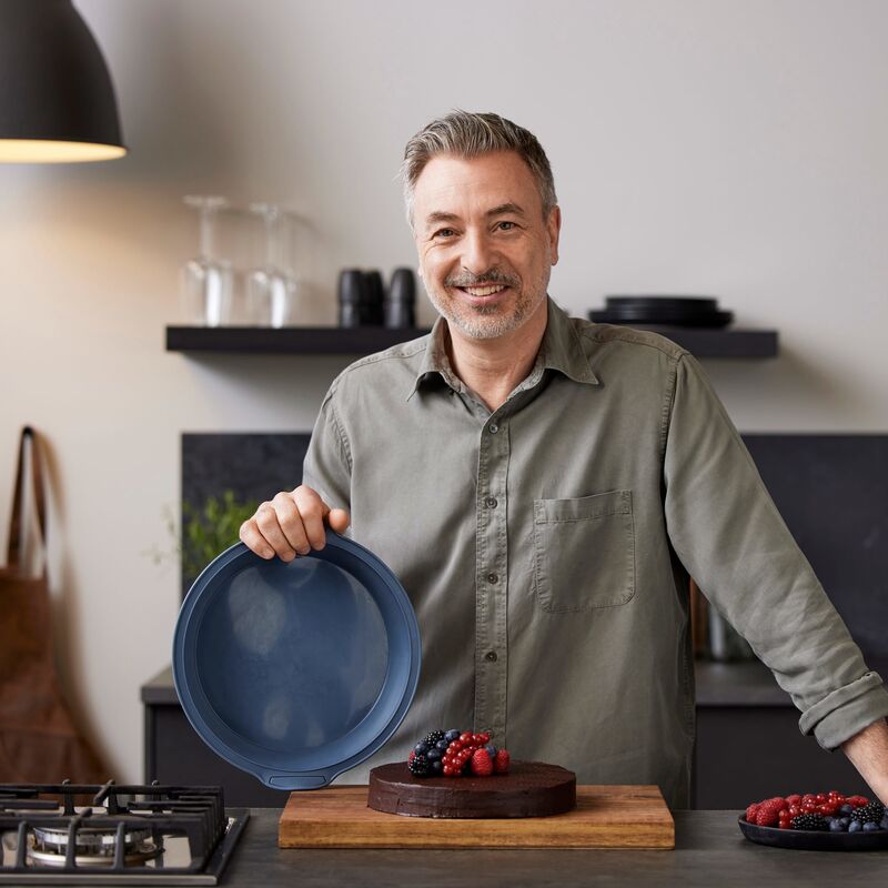 kakform, 26x6 cm, indigo