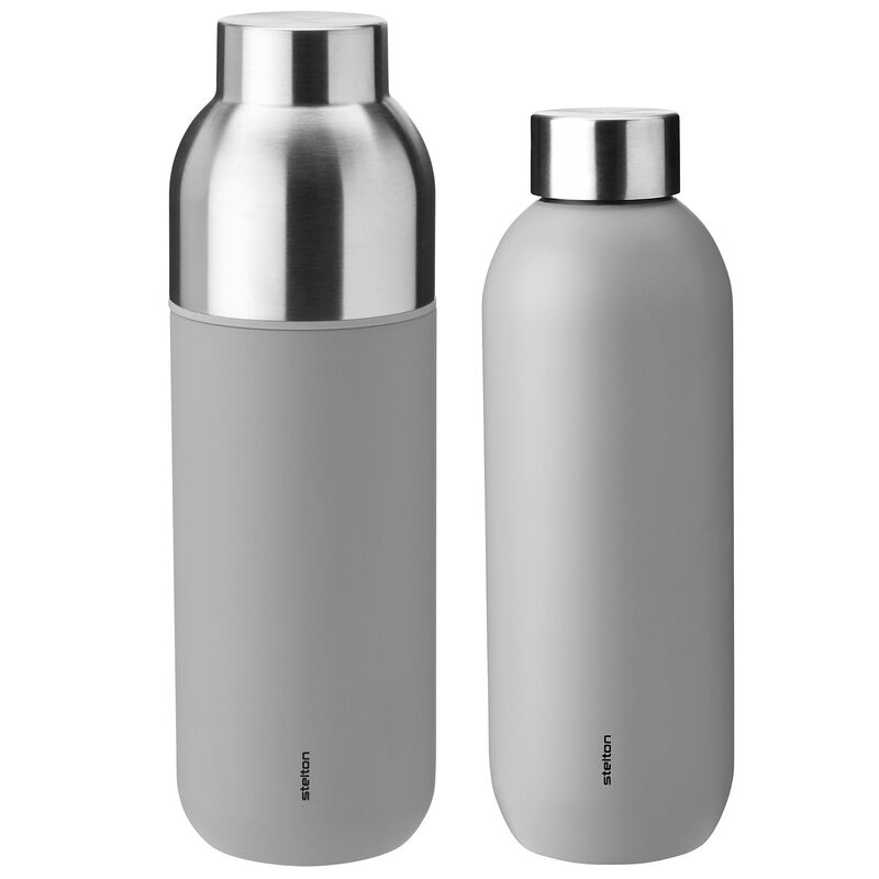 Keep Warm termoflaske 0,75 liter, lysegrå