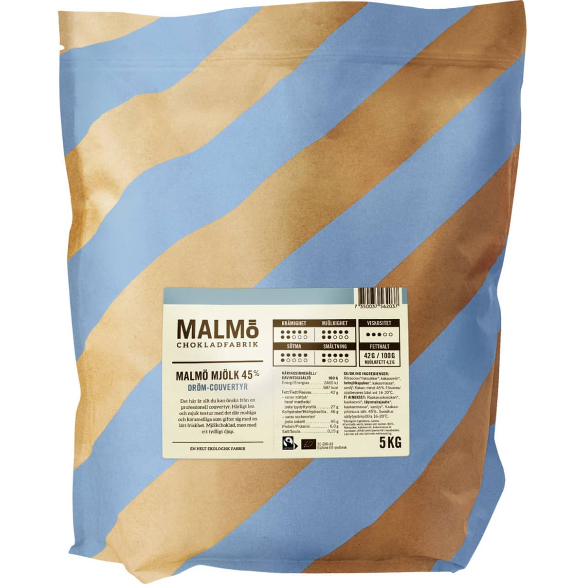 Malmö Mjölk 45% couverture