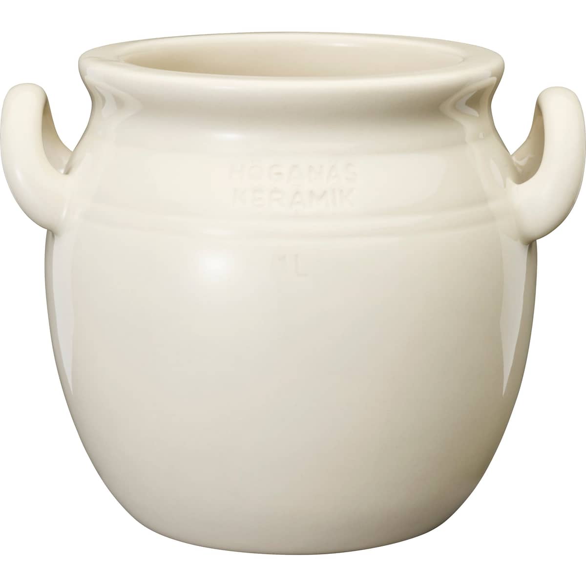 Krus, 1 liter, stengods, sand