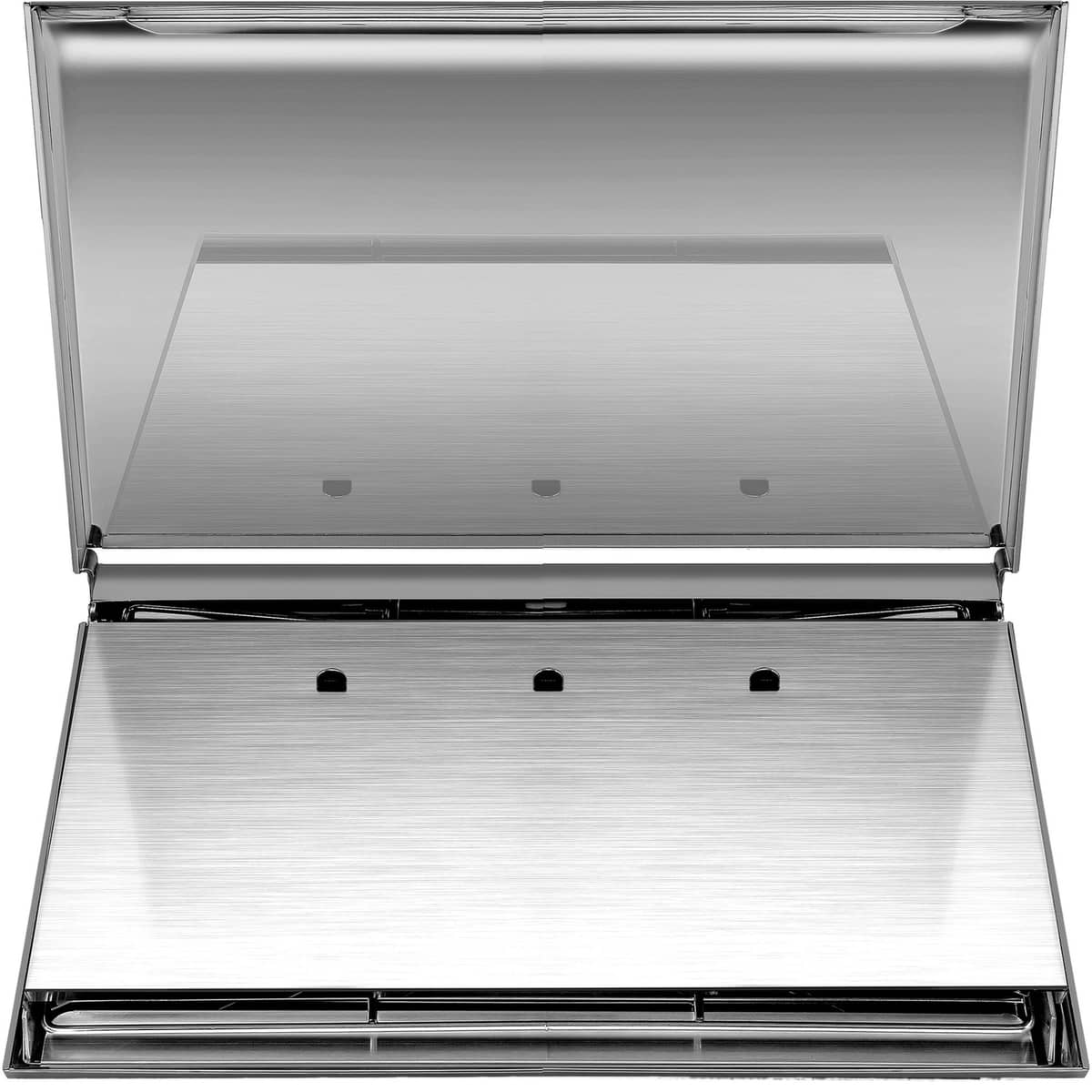 Vikbar grill 36 x 26 cm, rostfritt stål
