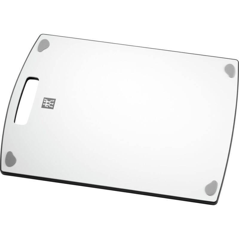 Leikkuulauta PP, 37 x 27 cm, valkoinen-harmaa