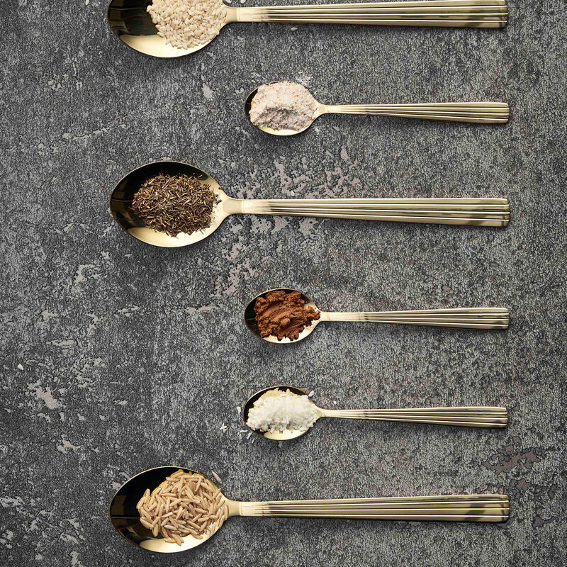 Raw ruokailuvälinesarja 60 osaa, samppanja-kulta