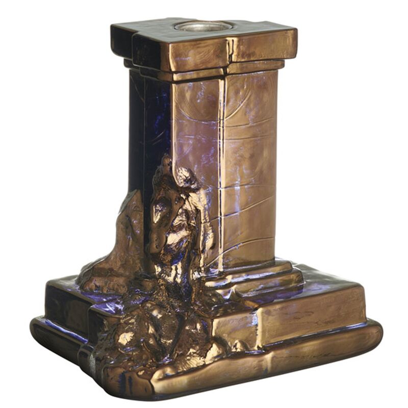 Rocky Baroque lysestage 150 mm, glossy glaze