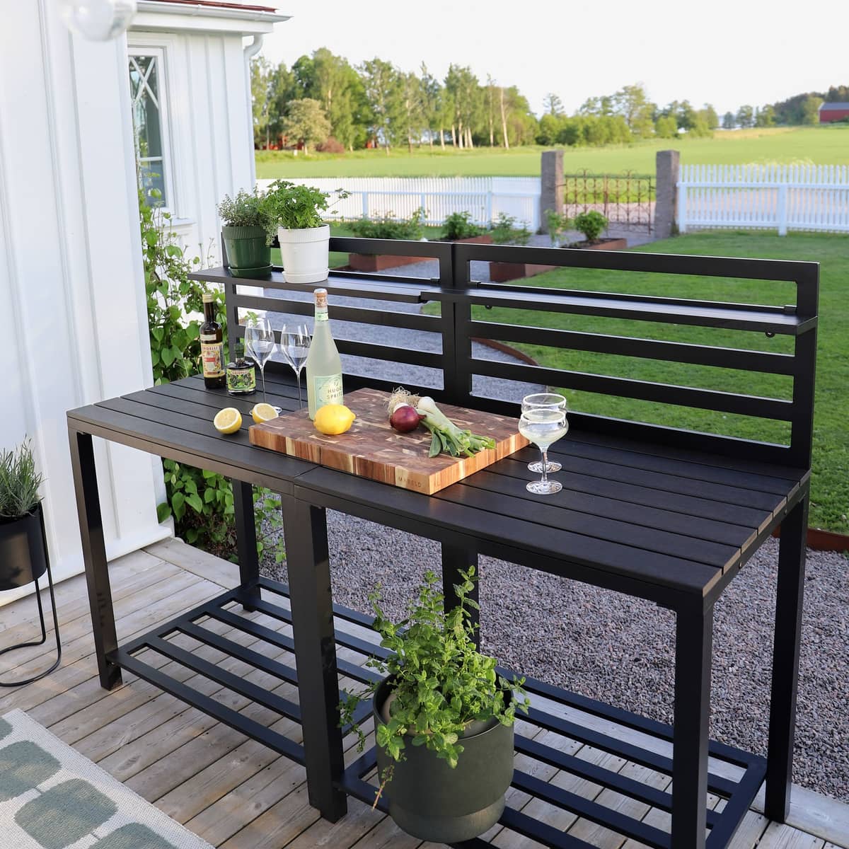 Udekøkken modul 90 x 60 cm, 2 stk.