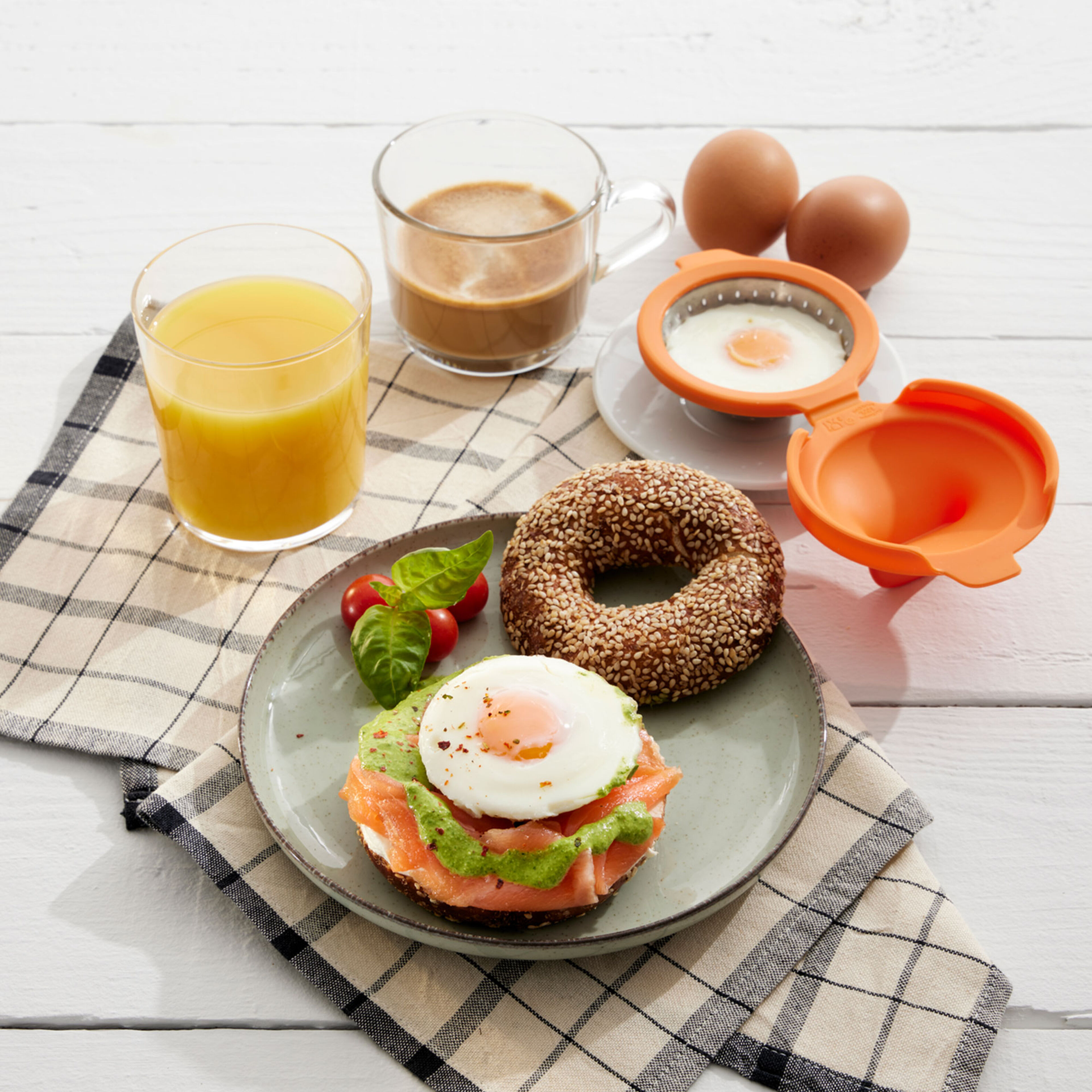 Eggeposjerer, oransje