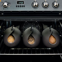 Mini-brödform i silikon, brun